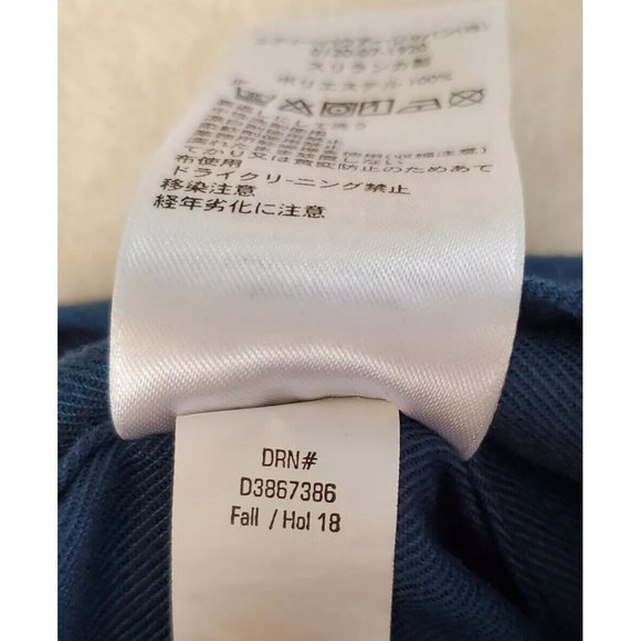 Eddie Bauer Men's Size XL Navy Blue Thick Button Up Shirt Button Pockets - Picture 7 of 7